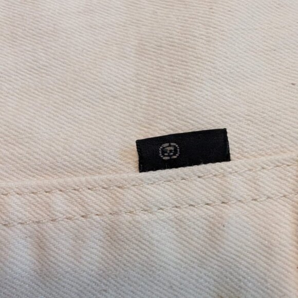 LEVI'S 511 Jeans Mens White / Ivory Slim Straight W36 L30 - Picture 7 of 7